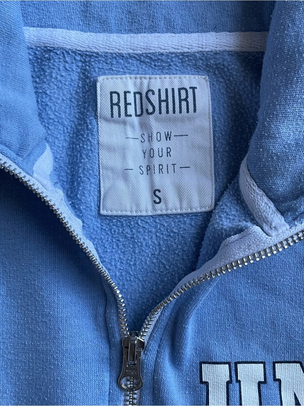 UNC Light Blue Quarter-Zip Pullover Sweatshirt - Picture 6 of 6